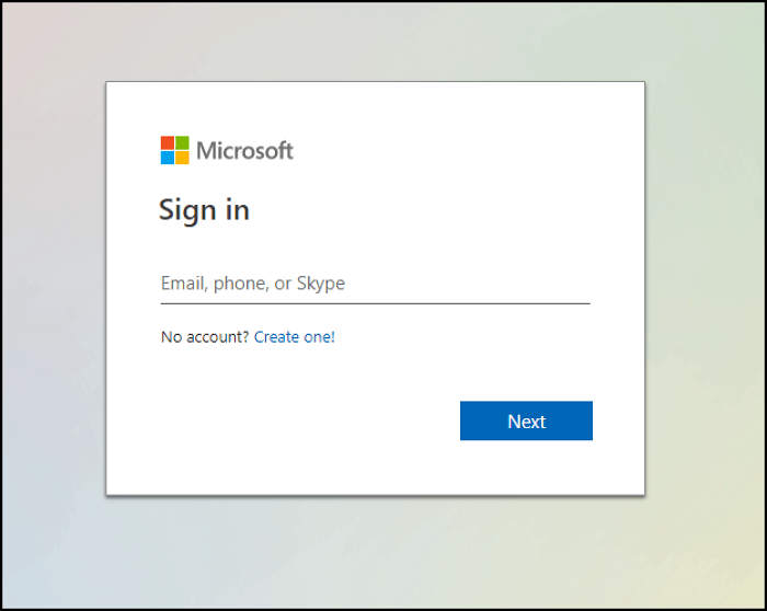 microsoft onedrive log in