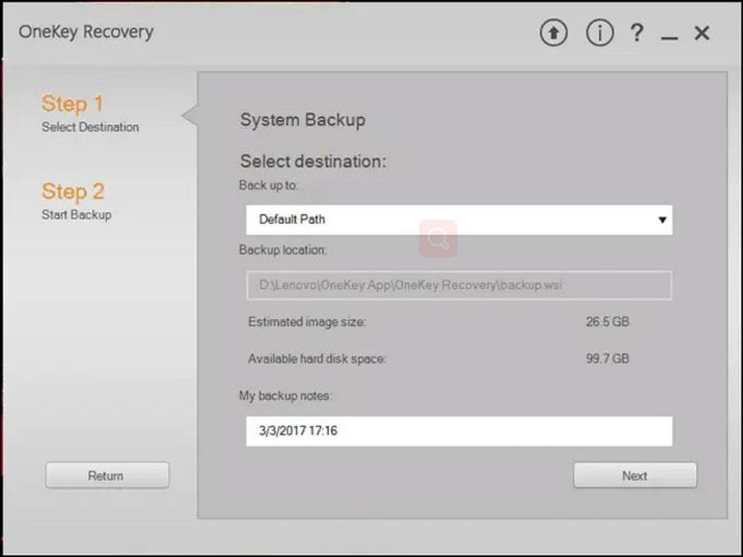 click system backup