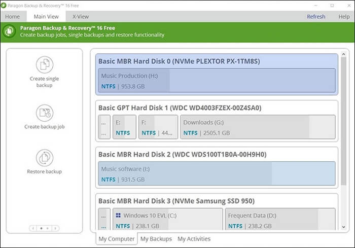 paragon backup & recovery advanced