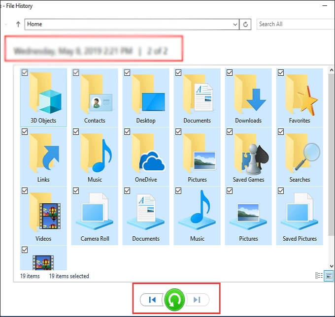restore windows files