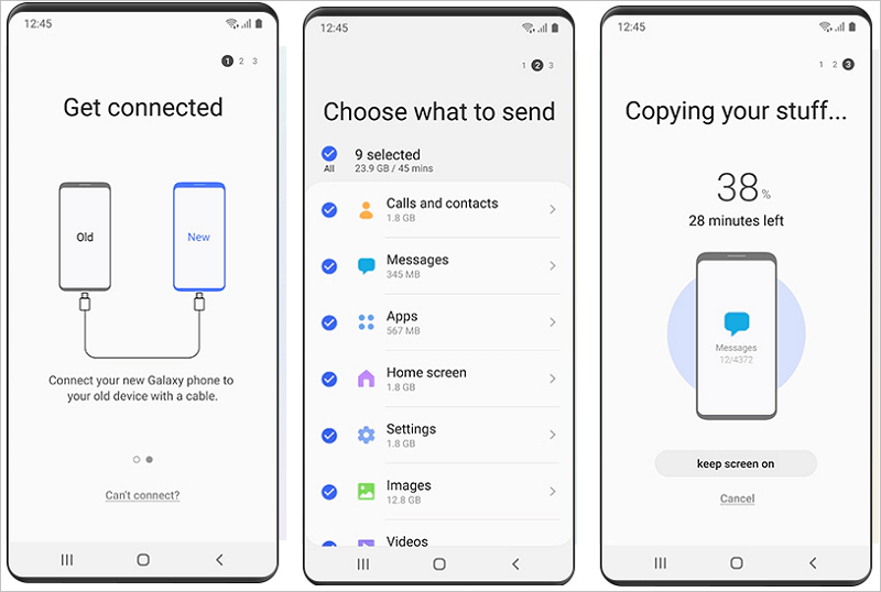 Samsung  Smart Switch for Samsung backup app