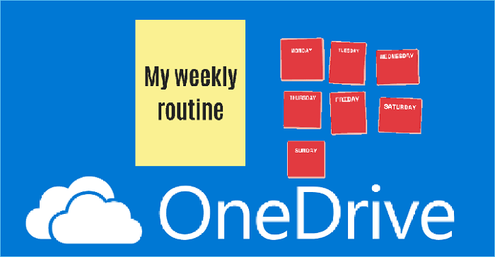 weekl backup to microsoft onedrive