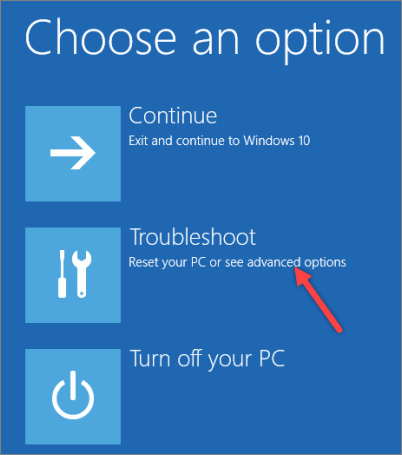 select-troubleshoot