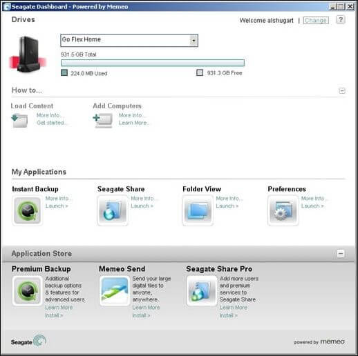 setup instant backup software