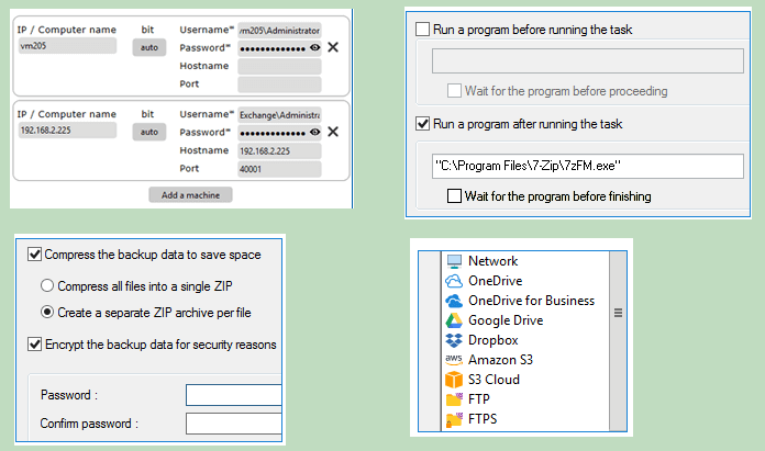 SQL server backup software - handybackup