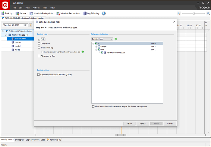 SQL server backup software - redgate for SQL backup