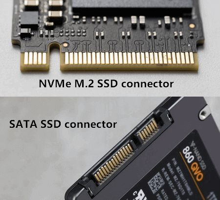 M.2 connector vs SATA connector