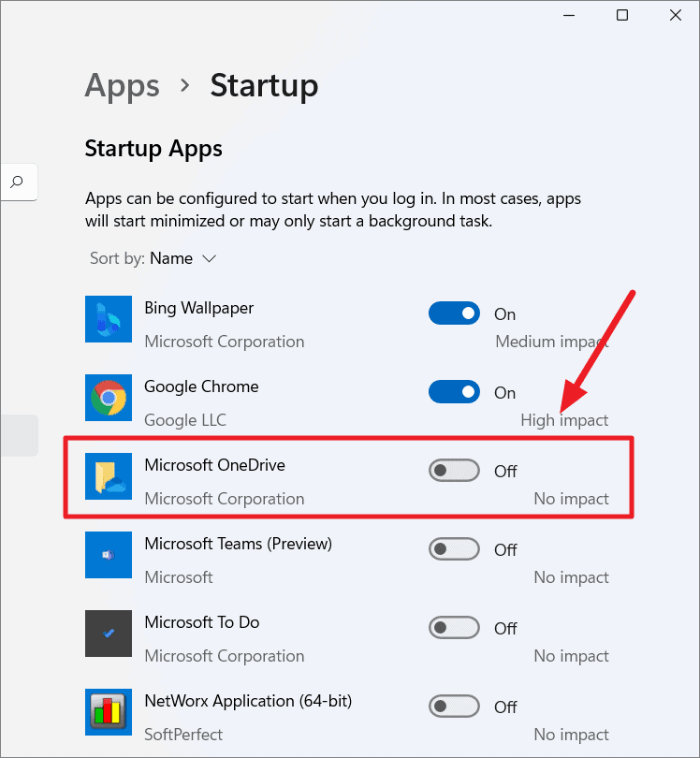  Stop OneDrive backup in Windows from setting step 3
