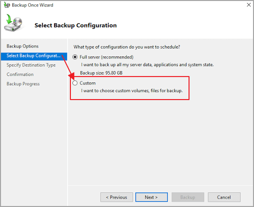 system state backup 2