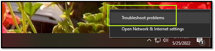 troubleshoot problem