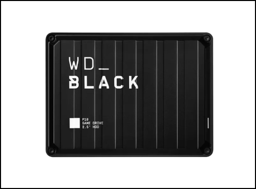 3 external back up drive wd black p10 game drive