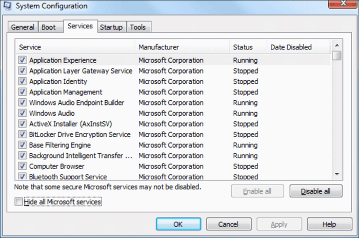 open System Configuration