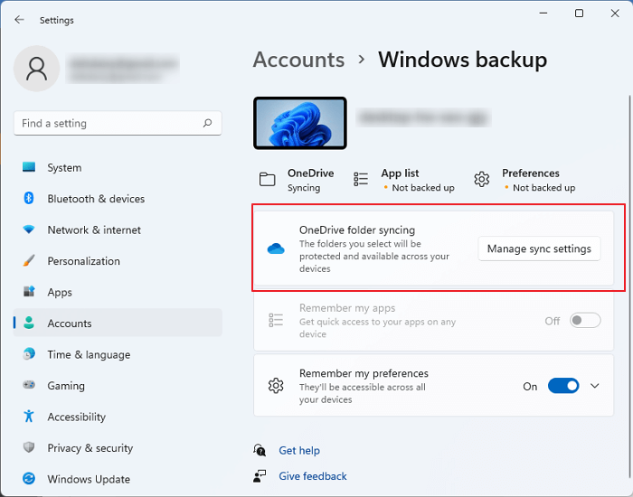 Windows 11 Windows Backup