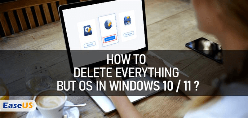 How to delete everything but the OS in Windows