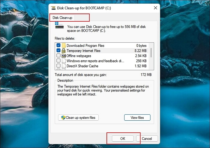windows disk cleanup tool