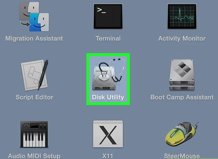 Open Disk Utility