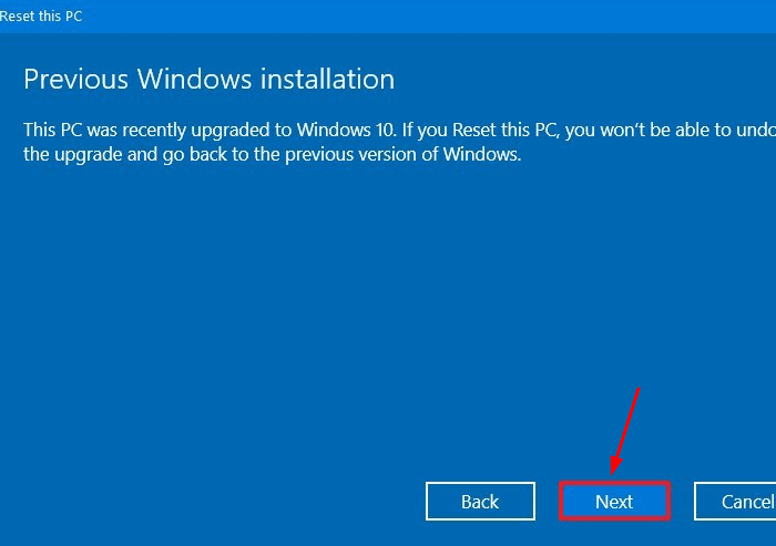 Wait for Windows 11 to reset