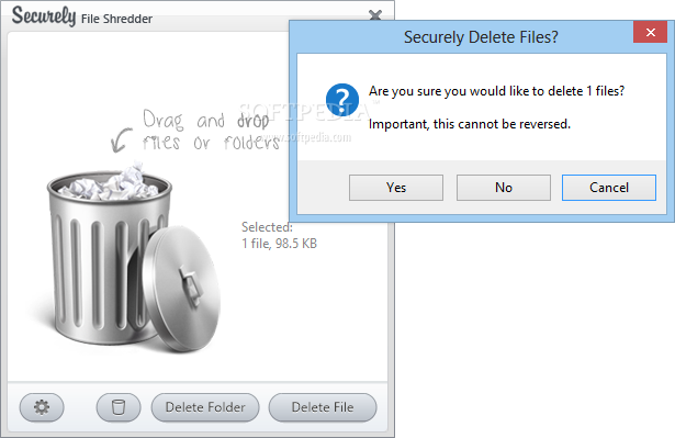 Image of Securely File Shredder