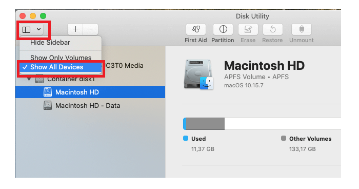 Select dead mac hard drive