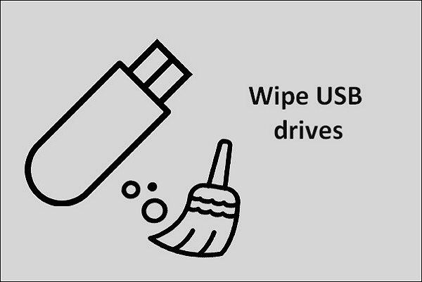 how to wipe a usb