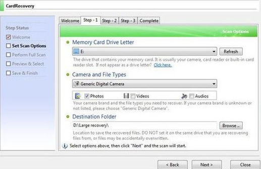 data recovery software