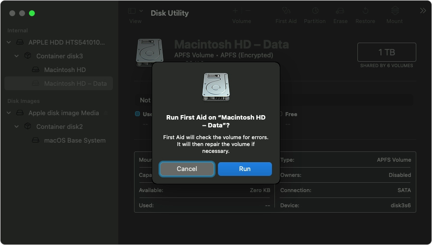 fix no startup disk on Mac issues