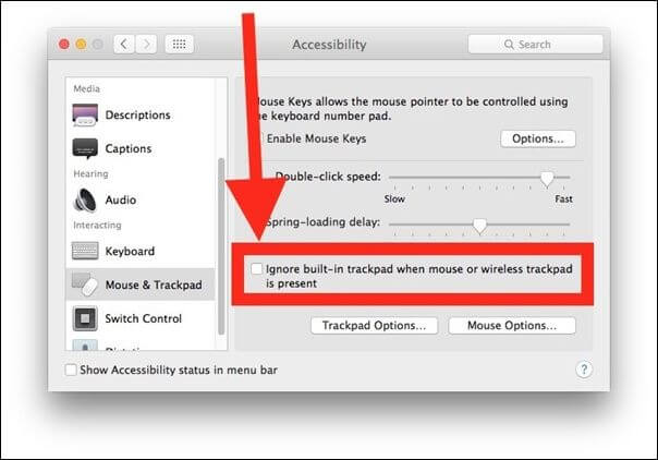 Ignore built-in trackpad when mouse or wireless trackpad is present