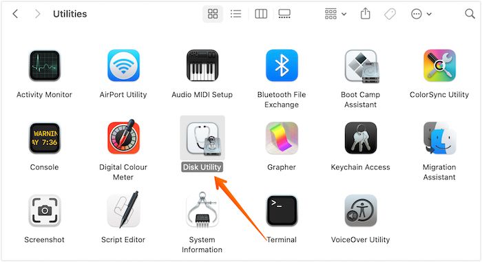 launch Disk Utility