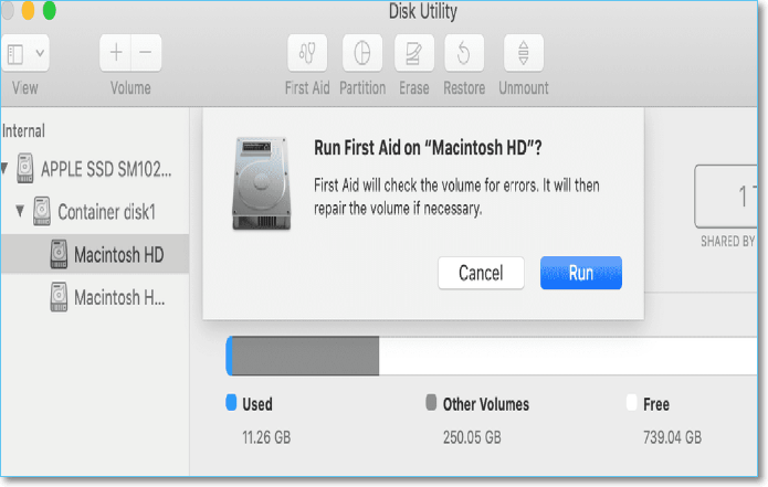 deleted files Mac but still no space