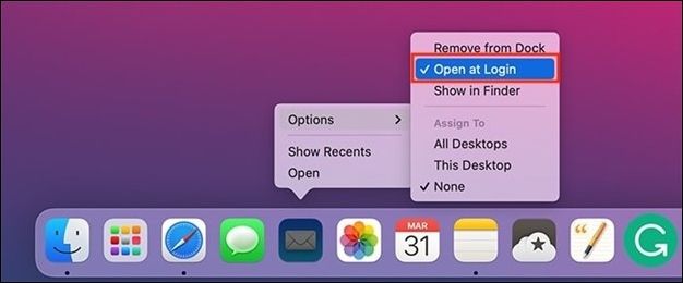 select options