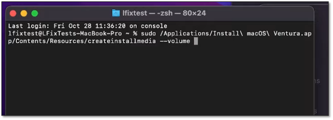 type volume