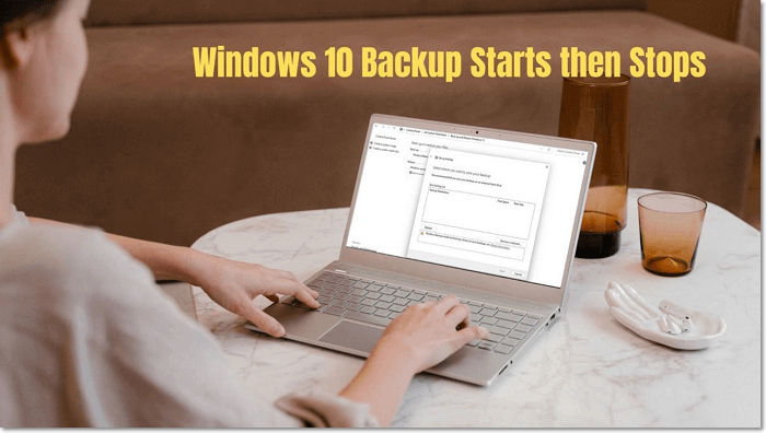 windows 10 backup start and stop