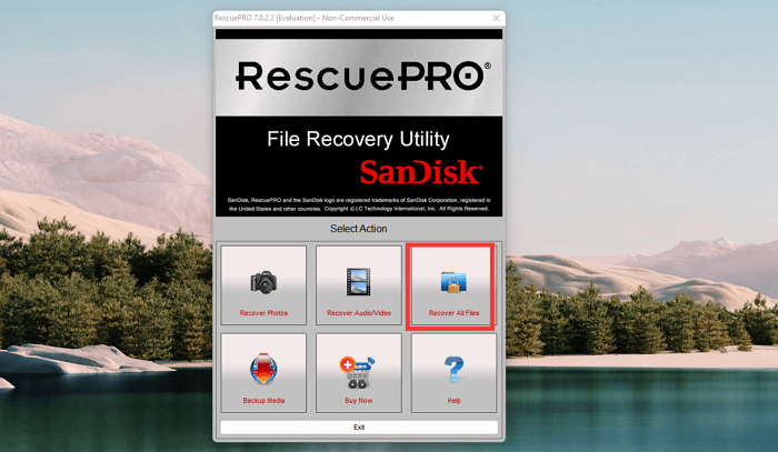 Click Recover All Files