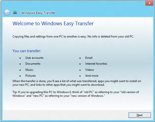 windows easy transfer from windows 8 to windows 10