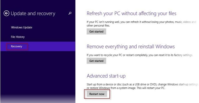 your pc ran into a problem and needs to restart win 8