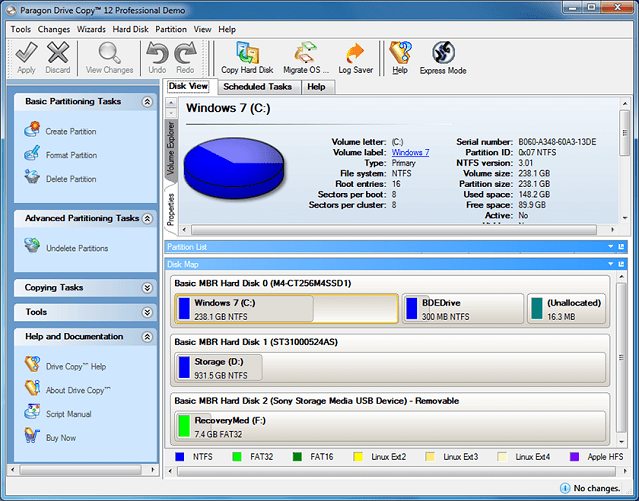 free data migration software windows 7