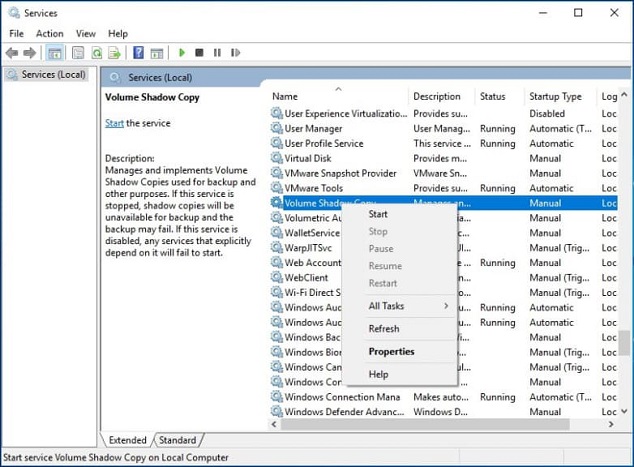 recover lost restore points windows 10