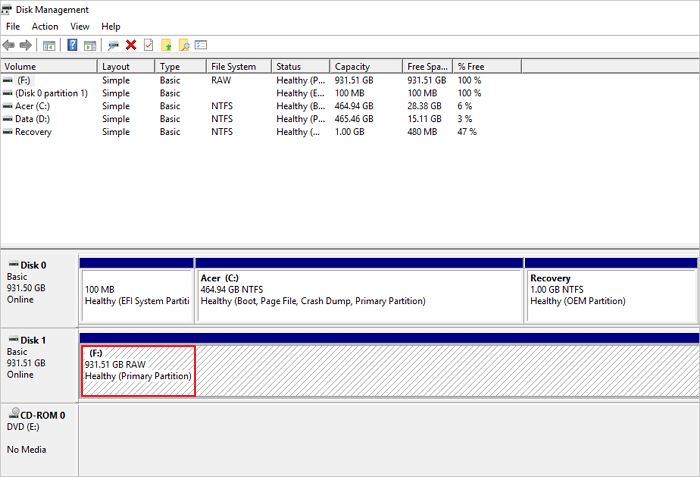 What Does RAW Hard Drive Mean