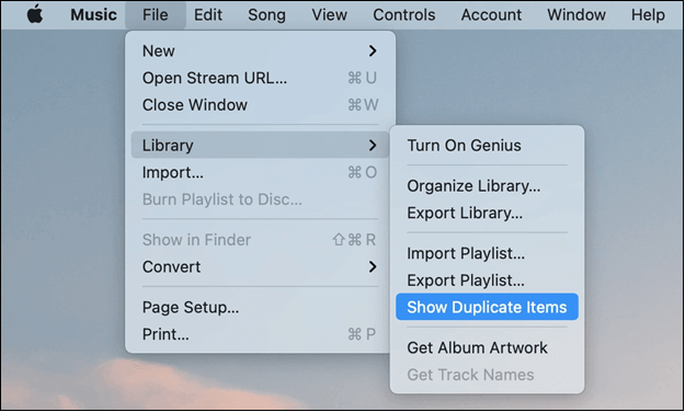 duplicate music files