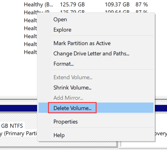 merge 2 partitions without losing data