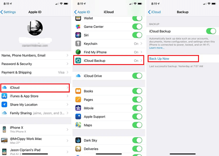 How to back up iPhone 7 to iCloud