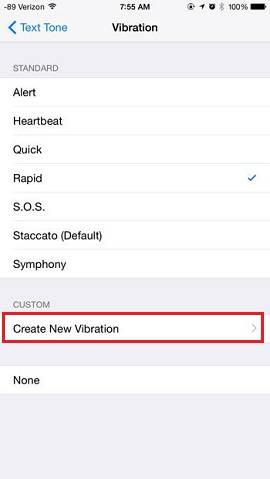 How to customize vibration on iPhone 7