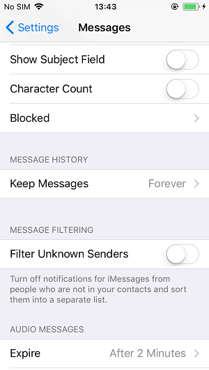 How to delete messages on iPhone - Tip 4