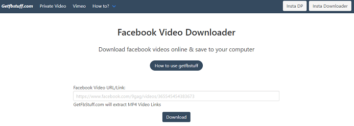 Free Facebook Video Downloader Getfbstuff
