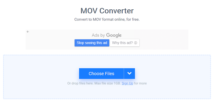 Convert MOV to MP3 with FreeConverter