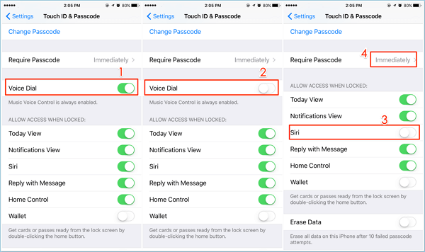 how to turn off voice control on iphone