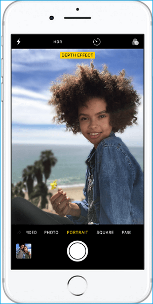 how to use portrait mode