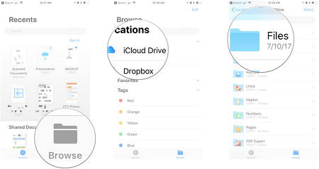 Sync Files to Your iPhone from iCloud Drive