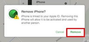 Remove iPod from find my iPhone