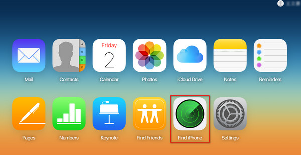 Reset iPod via iCloud website